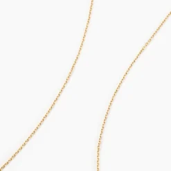 Histoire d'Or Chaîne Igoa Maille Forçat Diamantee Or Jaune