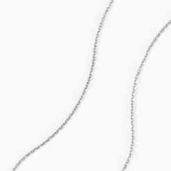 New Histoire d'Or Chaîne Igoa Maille Forçat Diamantee Or Blanc