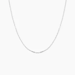 Outlet Histoire d'Or Chaîne Ilan Maille Forçat Ronde Or Blanc