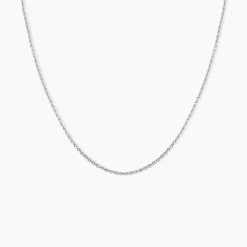 Histoire d'Or Chaîne Ilda Maille Forçat Limee Or Blanc* Colliers|Colliers