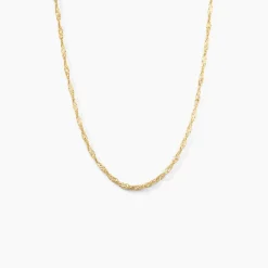 Sale Histoire d'Or Chaîne Imanie Maille Singapour Or Jaune