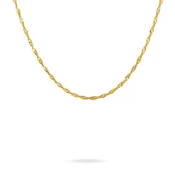 Outlet Histoire d'Or Chaîne Imanie Maille Singapour Or Jaune