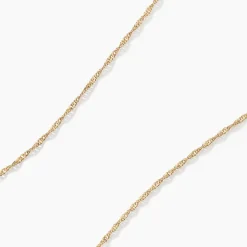 Outlet Histoire d'Or Chaîne Imanie Maille Singapour or jaune