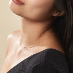 Histoire d'Or Chaîne Ixia Maille Gourmette Diamantee Or Jaune* Colliers|Colliers