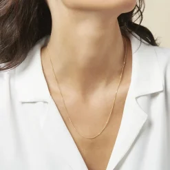 Outlet Histoire d'Or Chaîne Ixia Maille Gourmette Diamantee Or Jaune