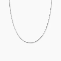 Histoire d'Or Chaîne Kassie Maille Omega Argent Blanc* Colliers|Colliers