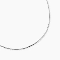 Histoire d'Or Chaîne Kassie Maille Omega Argent Blanc* Colliers|Colliers