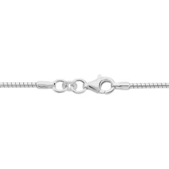 Histoire d'Or Chaîne Kassie Maille Omega Argent Blanc* Colliers|Colliers