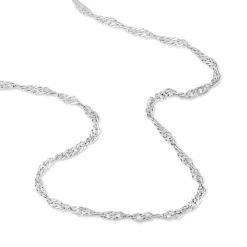 Histoire d'Or Chaîne Leliana Maille Singapour Or Blanc* Colliers|Colliers