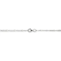 Histoire d'Or Chaîne Lyndsayae Maille Alternée 1/3 Argent Blanc* Colliers|Colliers