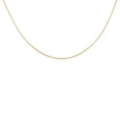 New Histoire d'Or Chaîne Norma Maille Queue De Souris Plaque Or Jaune