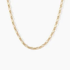 Online Histoire d'Or Chaîne Ophelio Maille Alternee 1/1 Or Jaune