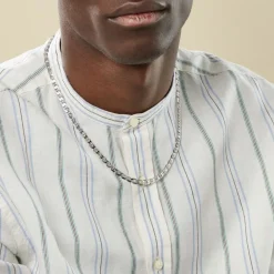 Histoire d'Or Chaîne Piato Marine Argent Blanc* Colliers|Colliers