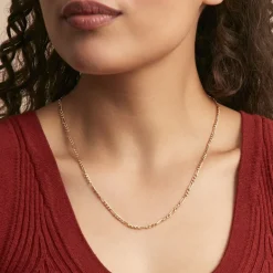 Histoire d'Or Chaîne Valene Maille Alternée 1/3 Or Jaune* Colliers|Colliers