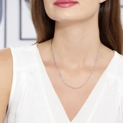 Discount Histoire d'Or Chaîne Vivian Argent Blanc