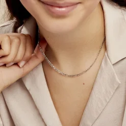 Histoire d'Or Chaîne Vivian Argent Blanc* Colliers|Colliers