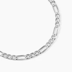 New Histoire d'Or Chaîne Vivian Maille Alternee 1/3 Argent Blanc