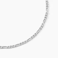 Histoire d'Or Chaîne Vivian Maille Alternee 1/3 Argent Blanc* Colliers|Colliers