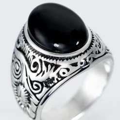 Histoire d'Or Chevaliere Zayn Acier Inoxydable Blanc Verre* Bagues|Chevalières