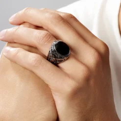 Histoire d'Or Chevaliere Zayn Acier Inoxydable Blanc Verre* Bagues|Chevalières