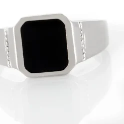 Histoire d'Or Chevalière Argent Blanc Djulian Email* Bagues|Bagues Sans Pierre