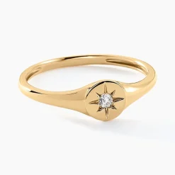 Histoire d'Or Chevalière Chauncey Or Jaune Oxyde De Zirconium* Bagues|Chevalières