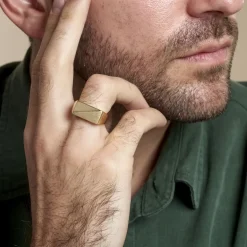 Hot Histoire d'Or Chevalière Chuck Or Jaune