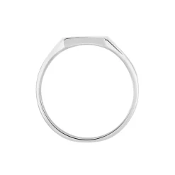 New Histoire d'Or Chevalière Daniel argent blanc