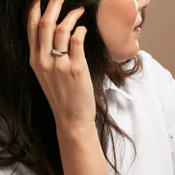 Histoire d'Or Chevalière Dotty Argent Blanc* Bagues|Bagues Sans Pierre