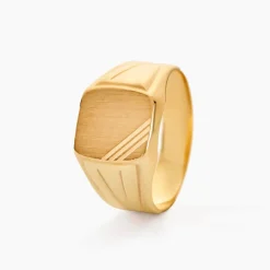 Discount Histoire d'Or Chevalière Goliath Carree Diamantee Or Jaune