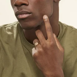 Discount Histoire d'Or Chevalière Goliath Carree Diamantee Or Jaune