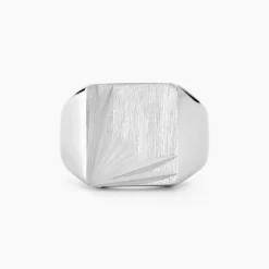 New Histoire d'Or Chevalière Henry argent blanc