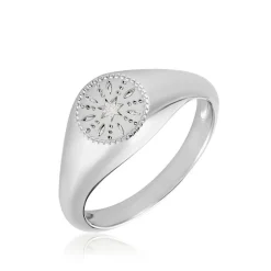 Histoire d'Or Chevalière Jima Argent Blanc* Bagues|Bagues Sans Pierre