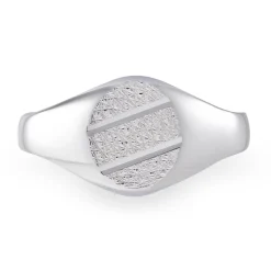 Histoire d'Or Chevalière Kety Argent Blanc* Bagues|Bagues Sans Pierre