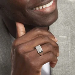 Online Histoire d'Or Chevalière Matthieu Argent Blanc