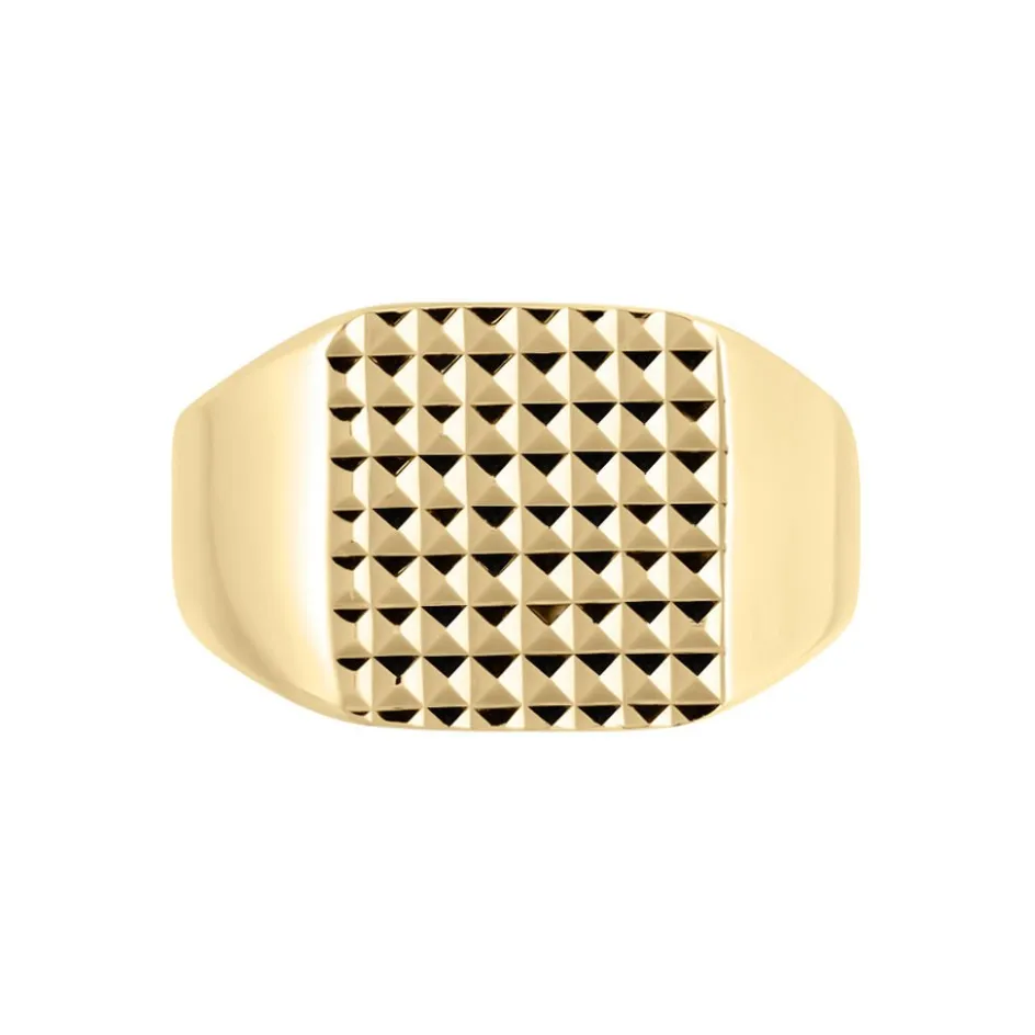 Online Histoire d'Or Chevalière Plaqué Or Corentin