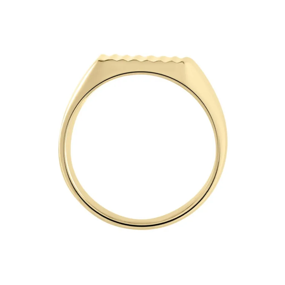 Online Histoire d'Or Chevalière Plaqué Or Corentin