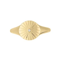 Histoire d'Or Chevalière Plaqué Or Florenz Oxyde De Zirconium* Bagues|Chevalières