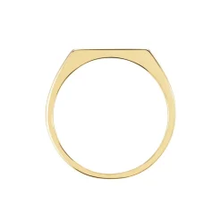 Histoire d'Or Chevalière Plaqué Or Jaune Barth Email Noir* Bagues|Bagues Sans Pierre