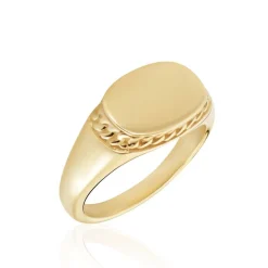 Histoire d'Or Chevalière Plaqué Or Jaune Nail* Bagues|Bagues Sans Pierre