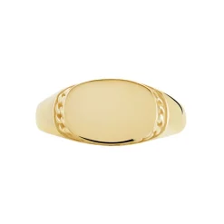 Histoire d'Or Chevalière Plaqué Or Jaune Nail* Bagues|Bagues Sans Pierre