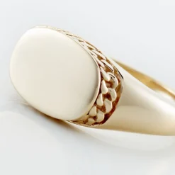 Histoire d'Or Chevalière Plaqué Or Jaune Nail* Bagues|Bagues Sans Pierre