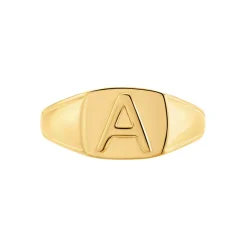 Histoire d'Or Chevalière Plaqué Or Jaune Luciano* Bagues|Bagues Sans Pierre