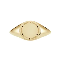 Histoire d'Or Chevalière Plaqué Or Jaune Hadrian* Bagues|Bagues Sans Pierre