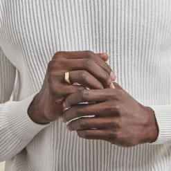 Histoire d'Or Chevalière Plaqué Or Jaune Alfonso* Bagues|Bagues Sans Pierre