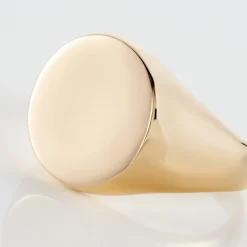 Histoire d'Or Chevalière Plaqué Or Jaune Aureliano* Bagues|Bagues Sans Pierre