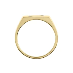 Histoire d'Or Chevalière Plaqué Or Jaune Asa Oxydes De Zirconium* Bagues|Chevalières