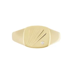 Histoire d'Or Chevalière Plaqué Or Khepri Oxyde De Zirconium* Bagues|Chevalières