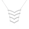 New Histoire d'Or Collier Abid Acier Blanc