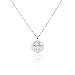 Sale Histoire d'Or Collier Acier Blanc Ganet